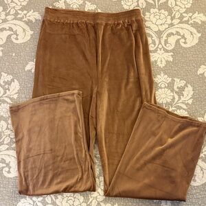 Skims Wide Leg Velour Lounge Pants ~ Size Large ~ So Soft
